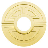 Baldwin R002034IDM R002.IDM Individual Estate Rosette for Dummy Functions Lacquered Vintage Brass
