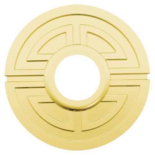 Baldwin R002055PS R002.PS Pair of Estate Rosettes for Passage Functions Lifetime Polished Nickel
