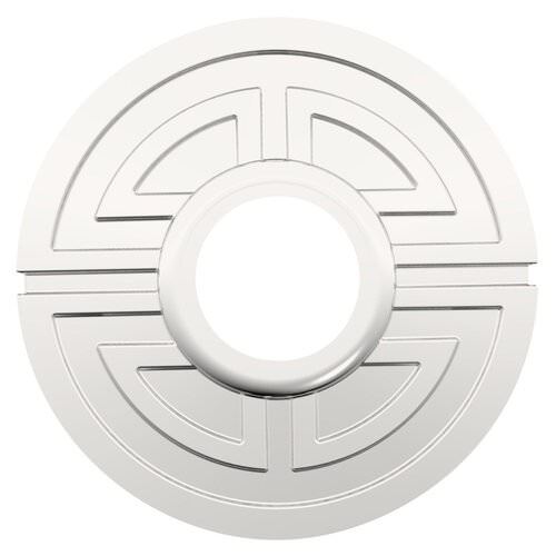 Baldwin R002055IPS R002.IPS Individual Estate Rosette for Passage Functions Lifetime Polished Nickel