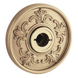 Baldwin R010260PS R010.PS Pair of Estate Rosettes for Passage Functions Polished Chrome