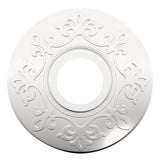 Baldwin R010031IDM R010.IDM Individual Estate Rosette for Dummy Functions Non Lacquered Brass