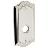Baldwin R028003IDM R028.IDM Individual 5.65" Height Bethpage Dummy Rosette Lifetime Polished Brass