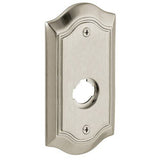 Baldwin R028055IDM R028.IDM Individual 5.65" Height Bethpage Dummy Rosette Lifetime Polished Nickel