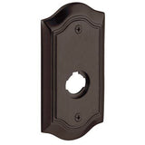 Baldwin R028060IDM R028.IDM Individual 5.65" Height Bethpage Dummy Rosette Satin Brass and Brown