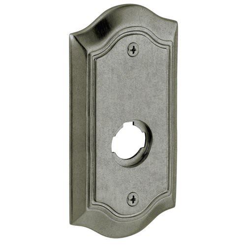 Baldwin R028452IDM R028.IDM Individual 5.65" Height Bethpage Dummy Rosette Distressed Antique Nickel