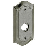 Baldwin R028452IDM R028.IDM Individual 5.65" Height Bethpage Dummy Rosette Distressed Antique Nickel