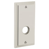 Baldwin R034003IDM R034.IDM Individual 5.25" Height Square Dummy Rosette Lifetime Polished Brass