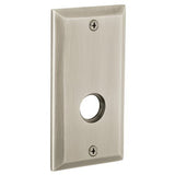 Baldwin R034055LPV R034.LPV Individual 5.25" Height Square Left Hand Privacy Rosette Lifetime Polished Nickel