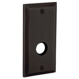 Baldwin R034031FD R034.FD Pair of 5.25" Height Square Dummy Rosettes Non Lacquered Brass