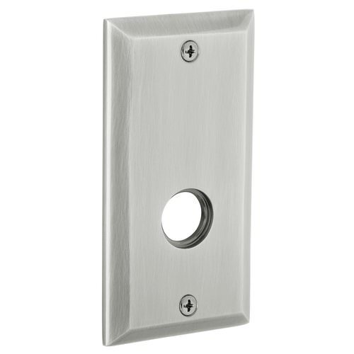 Baldwin R034040LPV R034.LPV Individual 5.25" Height Square Left Hand Privacy Rosette Satin Brass