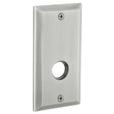 Baldwin R034040LPV R034.LPV Individual 5.25" Height Square Left Hand Privacy Rosette Satin Brass