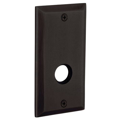 Baldwin R034402LPV R034.LPV Individual 5.25" Height Square Left Hand Privacy Rosette Distressed Oil Rubbed Bronze