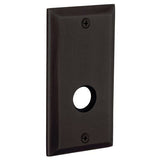 Baldwin R034402LPV R034.LPV Individual 5.25" Height Square Left Hand Privacy Rosette Distressed Oil Rubbed Bronze