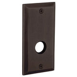 Baldwin R034412PV R034.PV Pair of 5.25" Height Square Privacy Rosettes Distressed Venetian Bronze