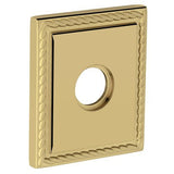 Baldwin R036102IDM R036.IDM Individual 3.225" Height Square Rope Dummy Rosette Oil Rubbed Bronze
