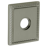 Baldwin R036151IDM R036.IDM Individual 3.225" Height Square Rope Dummy Rosette Antique Nickel