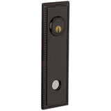 Baldwin R038034IPS R038.IPS Individual 9.4" Height Square Rope Passage Rosette Lacquered Vintage Brass