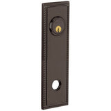 Baldwin R038260IPS R038.IPS Individual 9.4" Height Square Rope Passage Rosette Polished Chrome