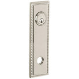Baldwin R038030LPV R038.LPV Individual 9.4" Height Square Rope Left Hand Privacy Rosette Polished Brass