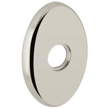 Baldwin R039003PV R039.PV Pair of 3.8" Height Oval Privacy Rosettes Lifetime Polished Brass