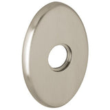 Baldwin R039055FD R039.FD Pair of 3.8" Height Oval Dummy Rosettes Lifetime Polished Nickel