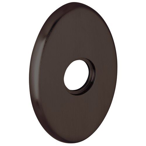 Baldwin R039060IDM R039.IDM Individual 3.8" Height Oval Dummy Rosette Satin Brass and Brown
