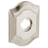 Baldwin R040055LPV R040.LPV Individual 5.8" Height Oval Left Hand Privacy Rosette Lifetime Polished Nickel