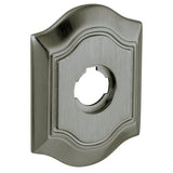 Baldwin R040151LPV R040.LPV Individual 5.8" Height Oval Left Hand Privacy Rosette Antique Nickel