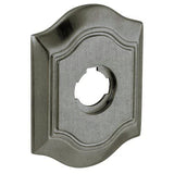 Baldwin R040452LPV R040.LPV Individual 5.8" Height Oval Left Hand Privacy Rosette Distressed Antique Nickel