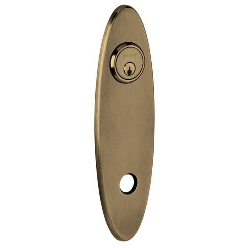 Baldwin R041260RPV R041.RPV Individual 10.75" Height Oval Right Hand Privacy Rosette Polished Chrome