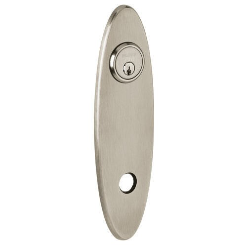 Baldwin R041055RPV R041.RPV Individual 10.75" Height Oval Right Hand Privacy Rosette Lifetime Polished Nickel