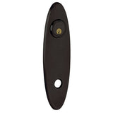 Baldwin R041402PS R041.PS Pair of 10.75" Height Oval Passage Rosettes Distressed Oil Rubbed Bronze