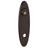 Baldwin R041412PS R041.PS Pair of 10.75" Height Oval Passage Rosettes Distressed Venetian Bronze