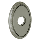 Baldwin R042151FD R042.FD Pair of 3.8" Height Oval Rope Dummy Rosettes Antique Nickel