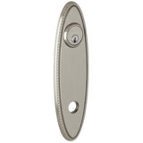 Baldwin R044040PV R044.PV Pair of 10.75" Height Oval Rope Privacy Rosettes Satin Brass
