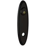 Baldwin R044030IPS R044.IPS Individual 10.75" Height Oval Rope Passage Rosette Polished Brass