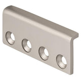 Sure-Loc BARN-CONNECT 15 satin nickel barn door rail connector