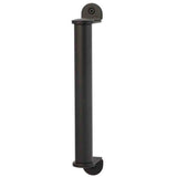 Sure-Loc BARN-CONT FBL flat black barn door handle