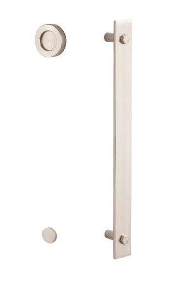 Sure-Loc Hardware BARN-MD 15 barn door door handle in satin nickel, additional view