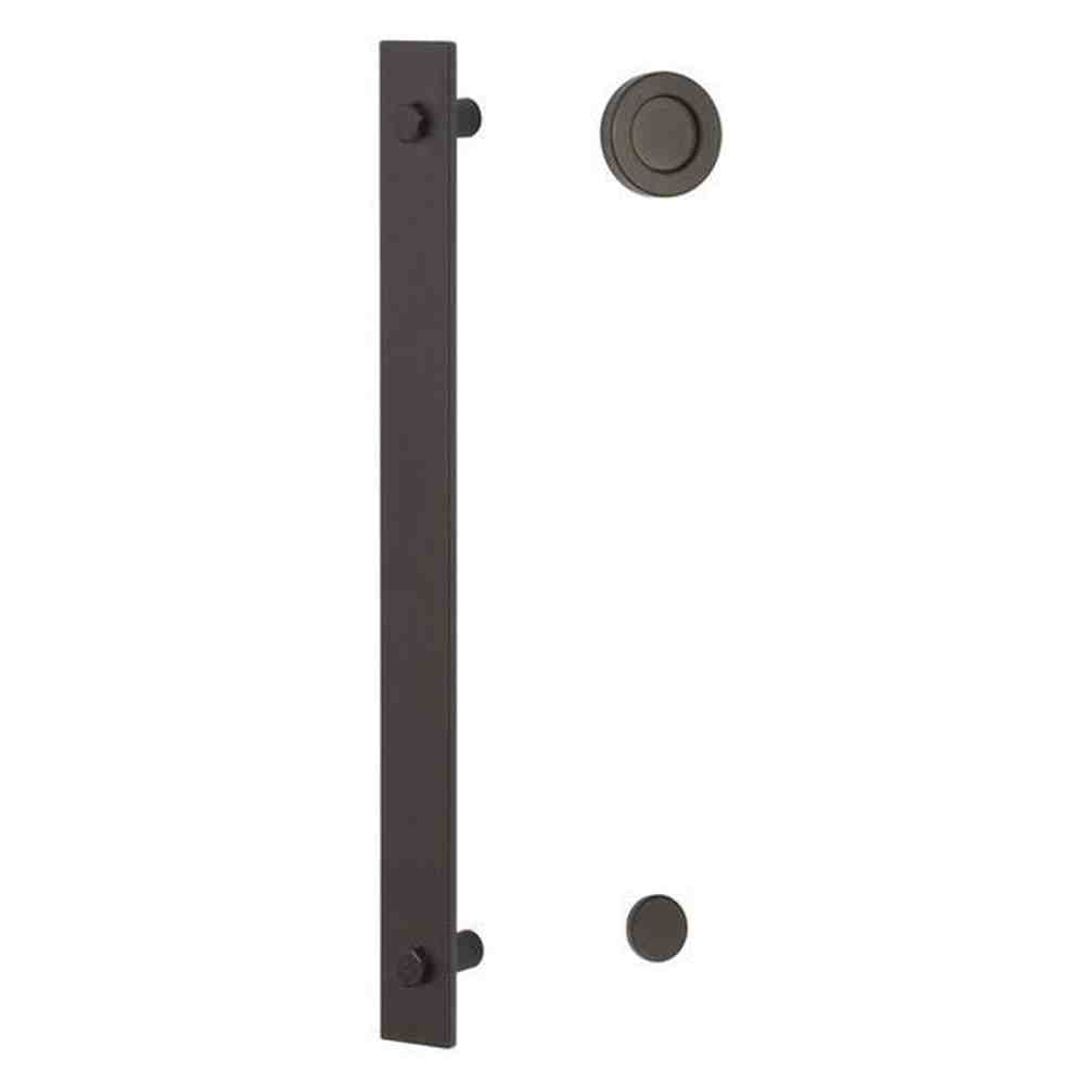 Sure-Loc Modern BARN-MD FBL flat black barn door handle