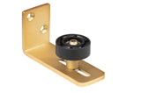 Sure-Loc BARN-RGD SB satin brass barn track roller guide/wall mounted