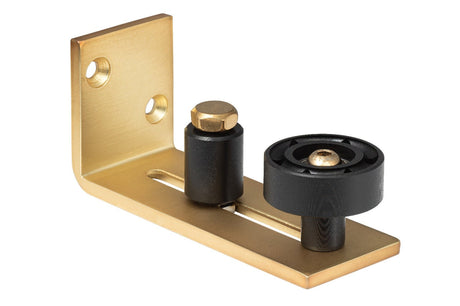 Sure-Loc BARN-RGD2 SB satin brass barn door track roller