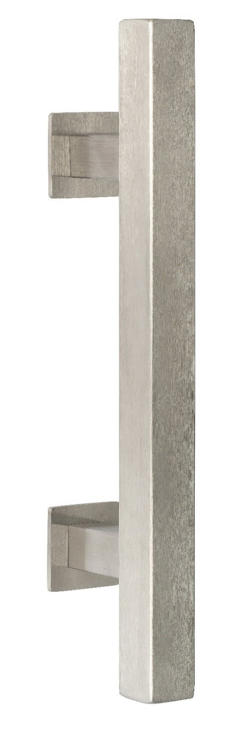 Sure-Loc Hardware BARN-SQ3 32D barn door handle in stainless steel, front view