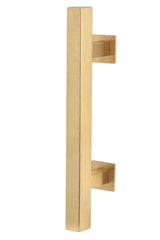 Sure-Loc BARN-SQ3 SB satin brass barn door handle