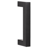 Sure-Loc BARN-SQ4 FBL flat black barn door handle