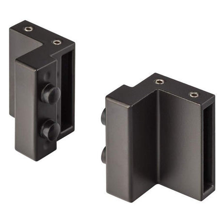 Sure-Loc BARN-STOP FBL flat black barn door track stop