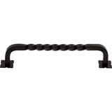 Top Knobs M737 Square Twist 6" Center to Center Bar Pull Patina Black