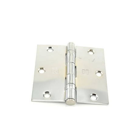 Hager BB174131226EA Residential ball bearing hinge in polished brass, additional view