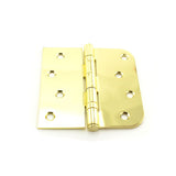 Hager BB181743EA polished brass ball bearing hinge