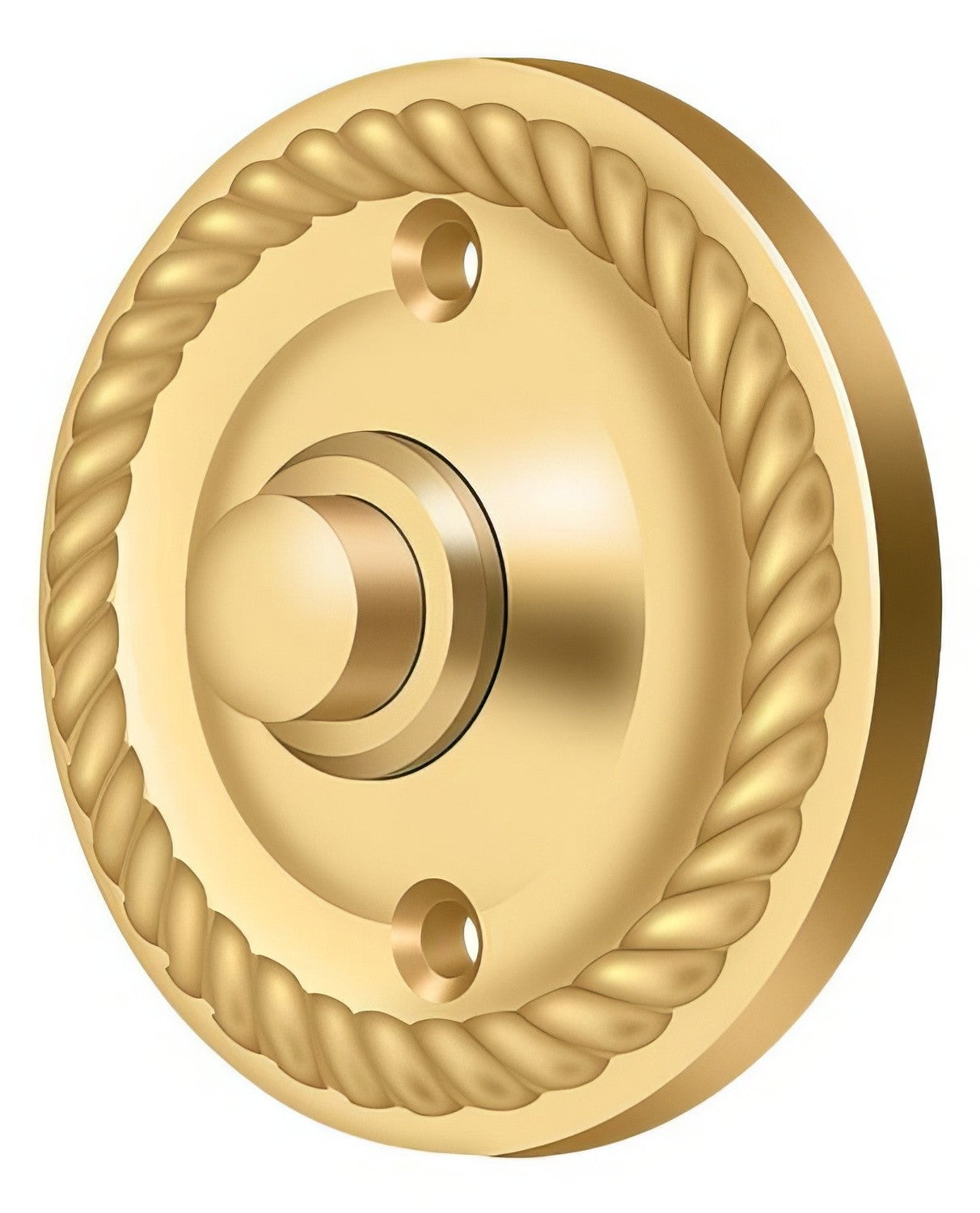Deltana BBRR213CR003 lifetime polished brass door bell